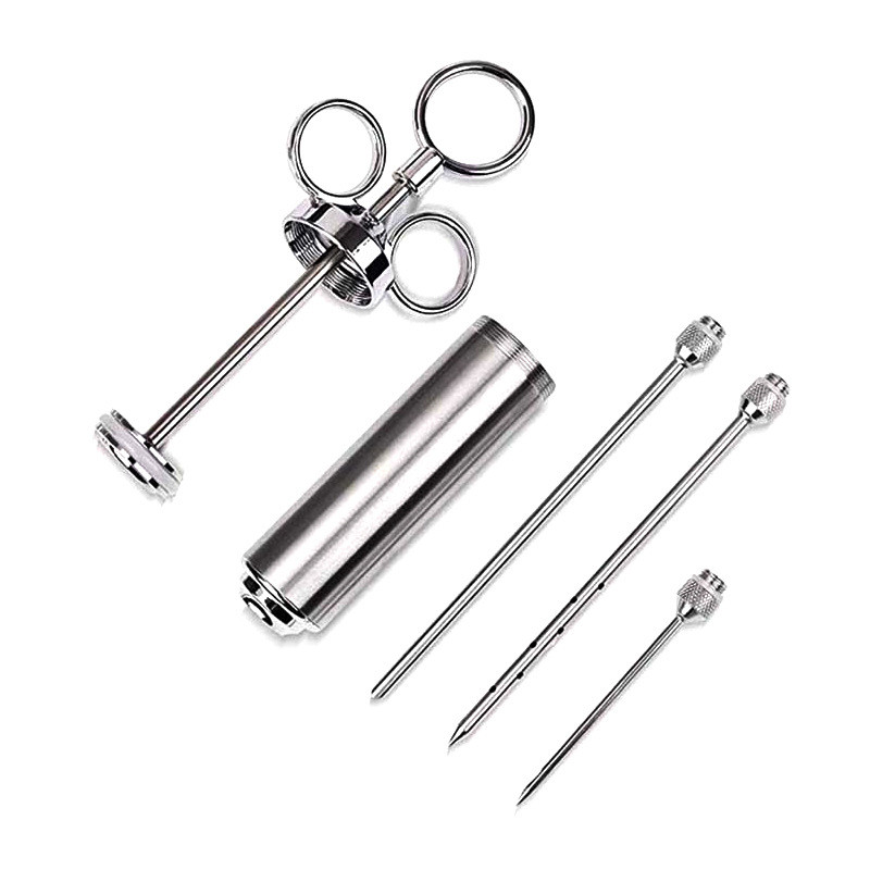 Nerūdijančio plieno prieskonių švirkštas kalakutienos adata jautienos kepsnys kepsnys su kepsniu padažu Marinuoti kepsninės virtuvės įrankiai