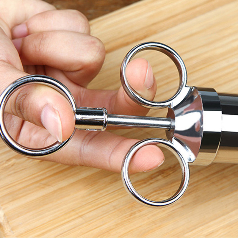 Aukštos kokybės nerūdijančio plieno kalakutienos vištienos skonio mėsos purkštukas Mėsos švirkštas Marinuoti kepimo įrankiai Įrankiai Priedai