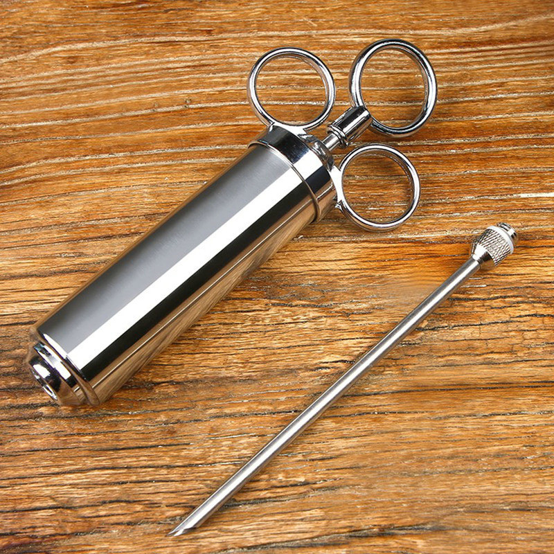 Aukštos kokybės nerūdijančio plieno kalakutienos vištienos skonio mėsos purkštukas Mėsos švirkštas Marinuoti kepimo įrankiai Įrankiai Priedai