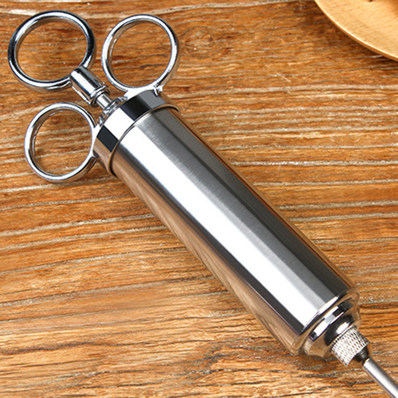 Aukštos kokybės nerūdijančio plieno kalakutienos vištienos skonio mėsos purkštukas Mėsos švirkštas Marinuoti kepimo įrankiai Įrankiai Priedai