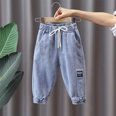 Alkalmi gyerekfarmer fiúknak nyakkendővel és zsebbel