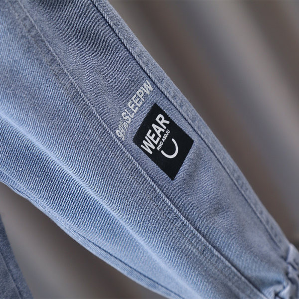 Alkalmi gyerekfarmer fiúknak nyakkendővel és zsebbel