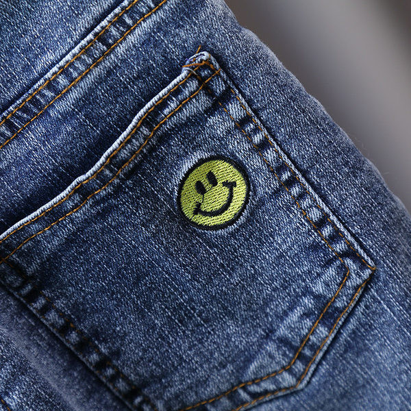 Rudeniniai vaikiški džinsai su pamušalu