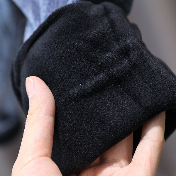 Rudeniniai vaikiški džinsai su pamušalu