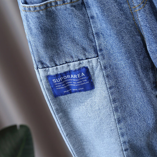 Blugi de toamna copii pentru baieti cu buzunar