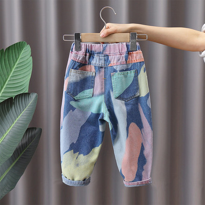 Blugi pentru copii colorati pentru baieti cu buzunar