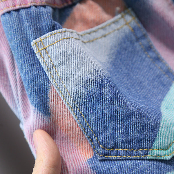 Blugi pentru copii colorati pentru baieti cu buzunar