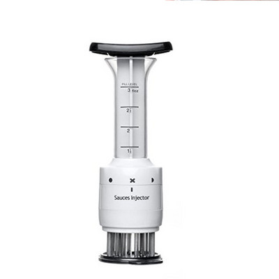 2 az 1-ben Professzionális húspuhító pác befecskendező BBQ hússteak marhaszósz puhító rozsdamentes acél tűvel