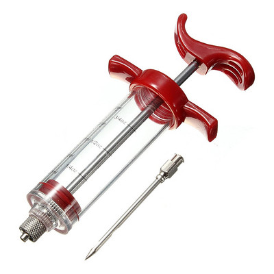 1 pakuotė nerūdijančio plieno adatų prieskonių švirkštų rinkinys BBQ mėsos skonio švirkštas virimo padažas marinatas priedai įrankiai