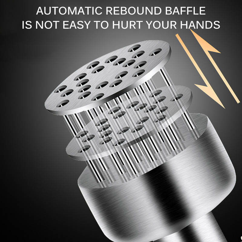 Virtuvės nerūdijančio plieno mėsos minkštiklis adata Kiaulienos kepsnys Biri naminė mėsa plaktuku Maisto gaminimas