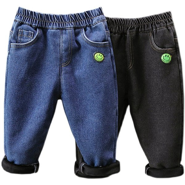 Dječje traperice s postavom u dvije boje