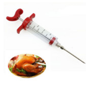 Naujas aukštos kokybės nerūdijančio plieno kalakutienos skonio mėsos purkštukas Mėsos švirkštas Marinuoti kepimo įrankiai Įrankiai Priedai