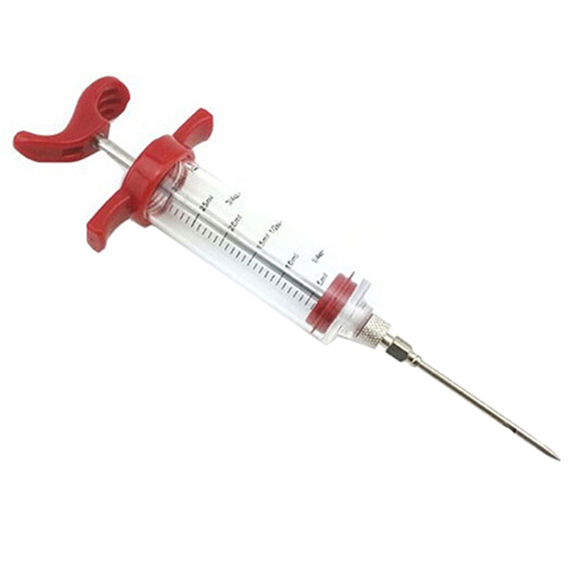 Naujas aukštos kokybės nerūdijančio plieno kalakutienos skonio mėsos purkštukas Mėsos švirkštas Marinuoti kepimo įrankiai Įrankiai Priedai