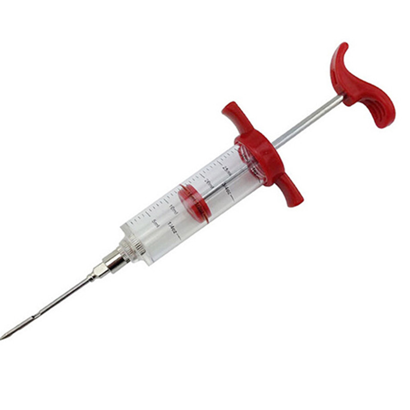 Naujas aukštos kokybės nerūdijančio plieno kalakutienos skonio mėsos purkštukas Mėsos švirkštas Marinuoti kepimo įrankiai Įrankiai Priedai