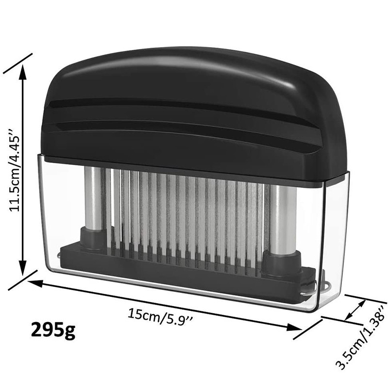 Alat za omekšavanje mesa s alatom za pečenje od nehrđajućeg čelika 48 ultra oštre oštrice igle za omekšavanje marinade BBQ Maksimiziranje okusa