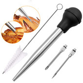 Kalakutienos adatų prieskonių siurblių rinkinys kepsninės priedai Silikono lašelinio diržo valymo šepetys Ekologiški virtuvės įtaisai Padėkos diena