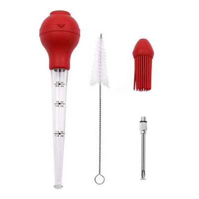 Kalakutienos adatų prieskonių siurblių rinkinys kepsninės priedai Silikono lašelinio diržo valymo šepetys Ekologiški virtuvės įtaisai Padėkos diena