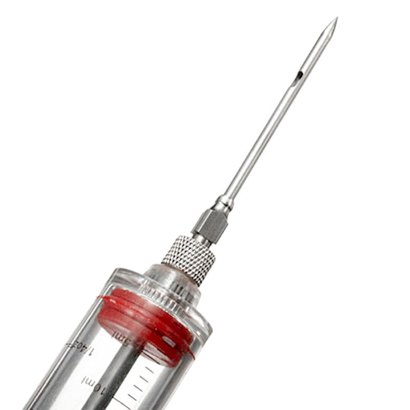 5PCS BBQ Meat Injector Kit Prijenosni Infuser za marinadu od nehrđajućeg čelika Pureći Injektor Kuhinjski alati