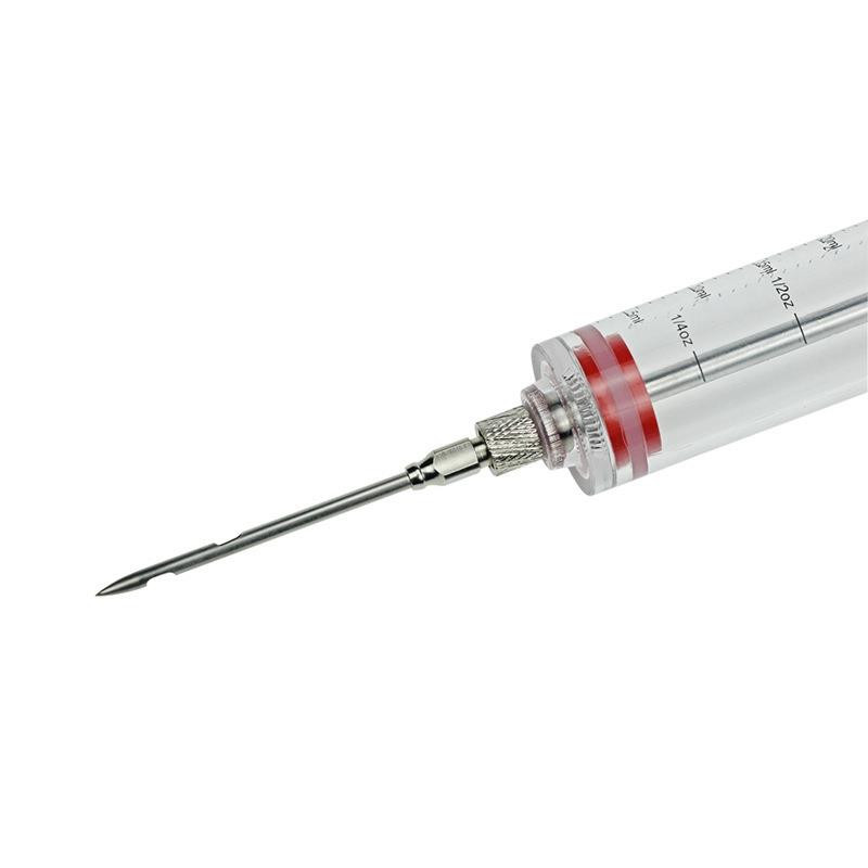 Mėsos švirkšto marinato purkštukas kalakutienos vištienos adatos prieskonių švirkštų rinkinys BBQ virtuvės padažas marinatas švirkšto priedai