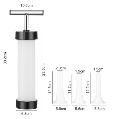 Sausage Stuffer Jerky Gun Manaul Meat Syringe Home Made Homemade Sausage Tool Μικρό εργαλείο λουκάνικου πλήρωσης λουκάνικου