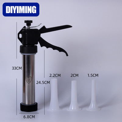 Dešrų gaminimo mašina dešrų įdaras Jerky Gun Manaul mėsos švirkštas namuose pagamintas naminis dešros įrankis mažas dešros įrankis dešros užpildas