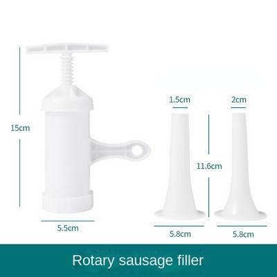 Rankinis mėsos švirkštas dešros įdaru Jerky Gun Naminis naminis dešros įrankis Mažas dešros įrankis Dešros užpildas