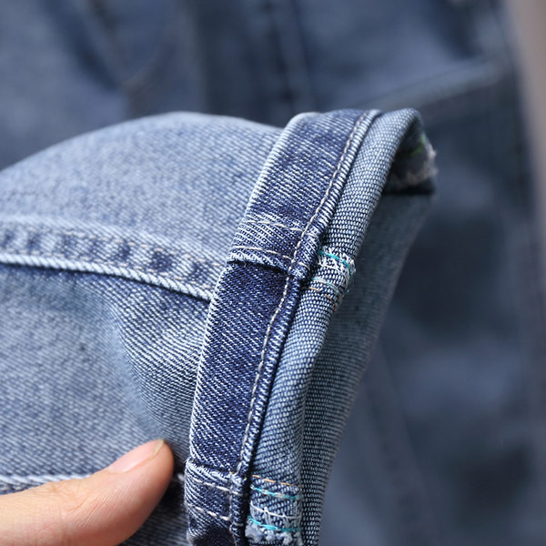 Vaikiškų džinsų elastingas diržas ir kišenė