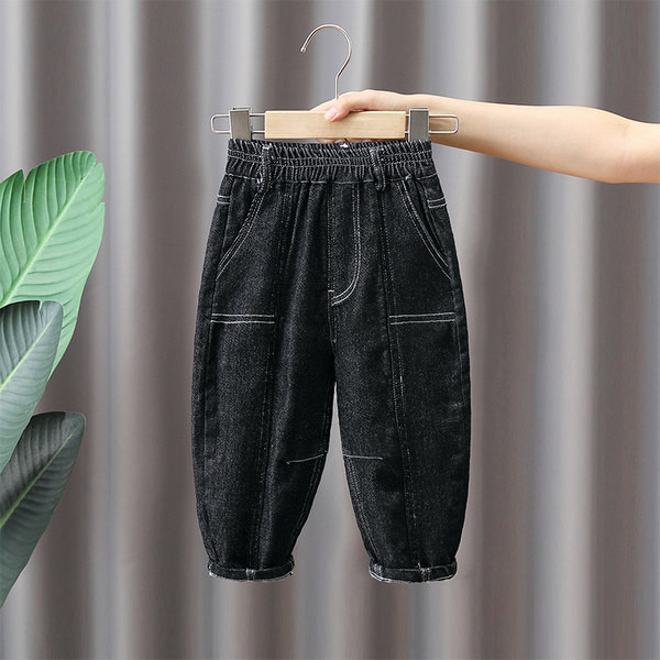 Vaikiški laisvalaikio džinsai su kišenėmis