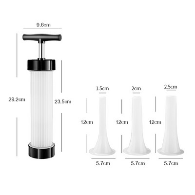 Ručni alati za punjenje kobasica Plastična hrana za kobasice velikog kapaciteta Kuhinjski alati za izradu mesa Veleprodaja