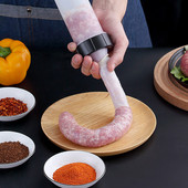 Brzi ručni stroj za kobasice Mlaznica za lijevak Domaća šprica za punjenje kobasica Naprave Alati za ubrizgavanje mesa Kuhinjski prijenosni uređaji