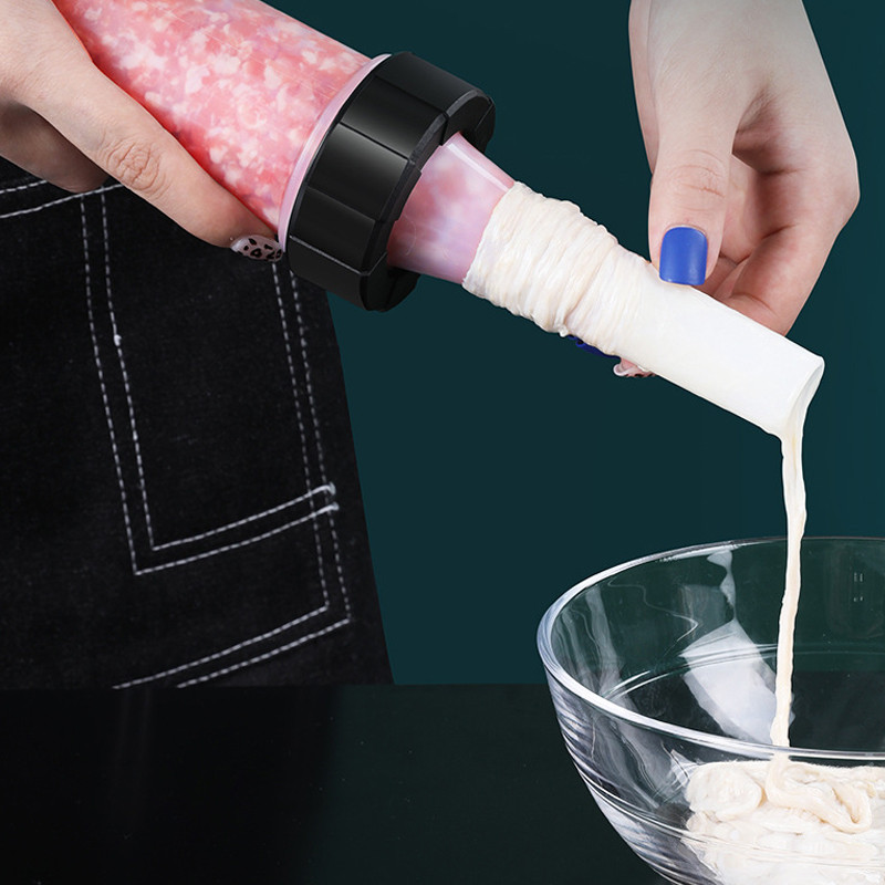 Brzi ručni stroj za kobasice Mlaznica za lijevak Domaća šprica za punjenje kobasica Naprave Alati za ubrizgavanje mesa Kuhinjski prijenosni uređaji