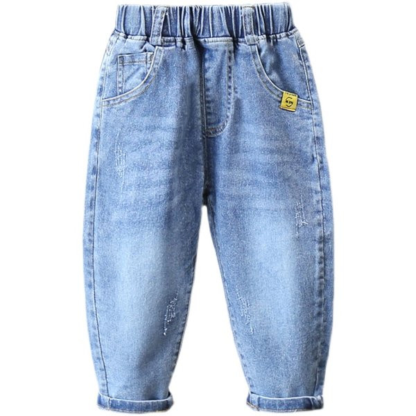 Vaikiški laisvalaikio džinsai su kišenėmis