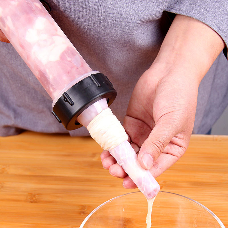 Mașină manuală de umplut carne pentru cârnați pentru umplutură de carne pentru cârnați Mașini de umplere manuală pentru cârnați Duză cu pâlnie