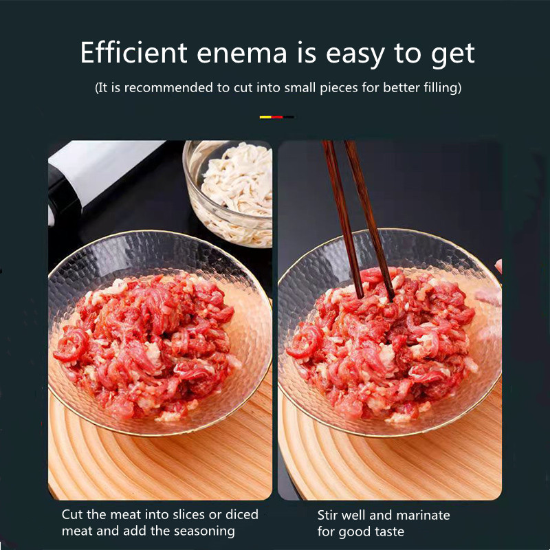 Rankinis dešrų kimštuvas dešros įdaru mėsos įdaru įrankis dešrų gaminimo įrankis švirkšto piltuvo antgalis dešrai gaminti