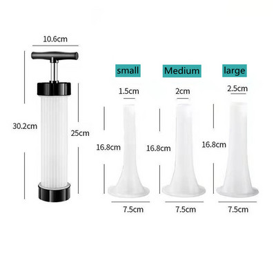 Producător de cârnați Umplutură de cârnați Pistolă sacadată Manaul Seringă pentru carne Instrument de casă pentru cârnați Instrument mic pentru cârnați Umplutură pentru cârnați
