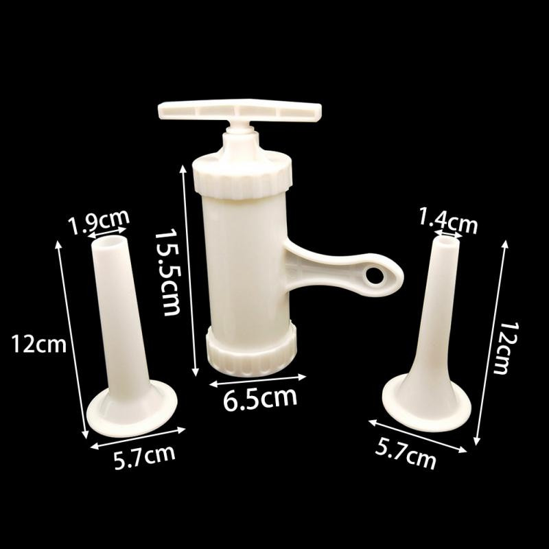 Livrare rapidă Mașină de umplere manuală pentru cârnați pentru umplutură de carne pentru cârnați Mașini pentru cârnați acţionate manual Duză pâlnie