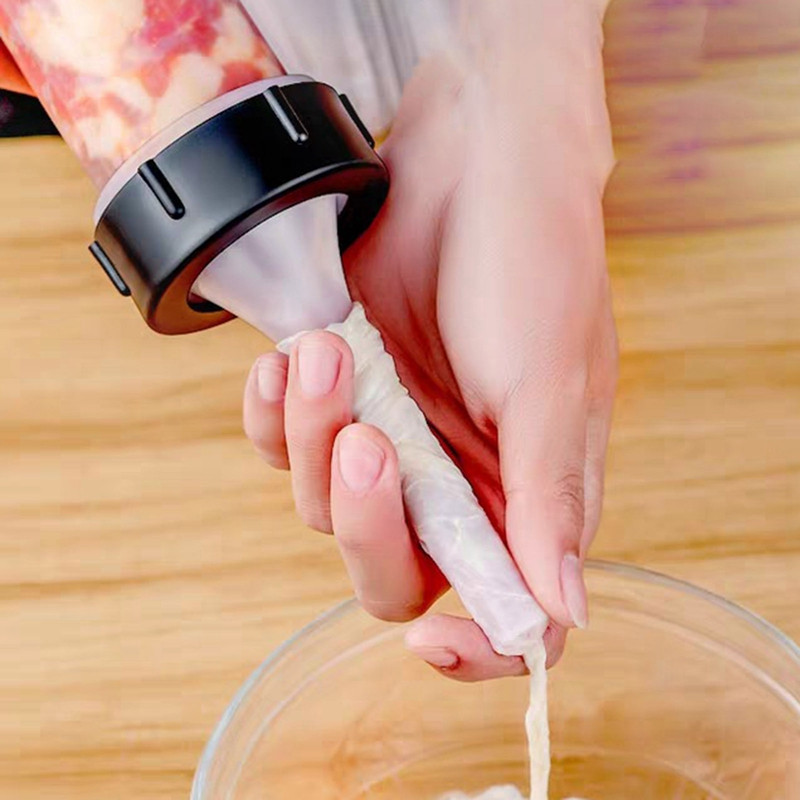 Seringă de umplere pentru carne Ustensile de bucătărie Mașină manuală de umplut cârnați pentru cârnați din oțel inoxidabil.