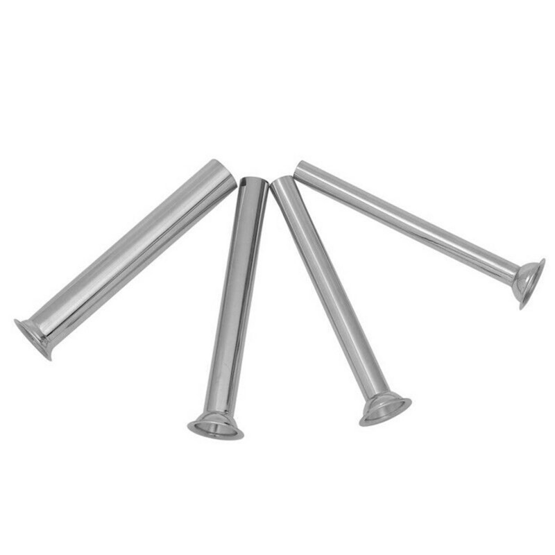 4 vnt. naminis dešros įdaras nerūdijančio plieno įdaru vamzdeliai dešros švirkštas mėsos užpildas dešros gaminimo virtuvės mėsos įrankis