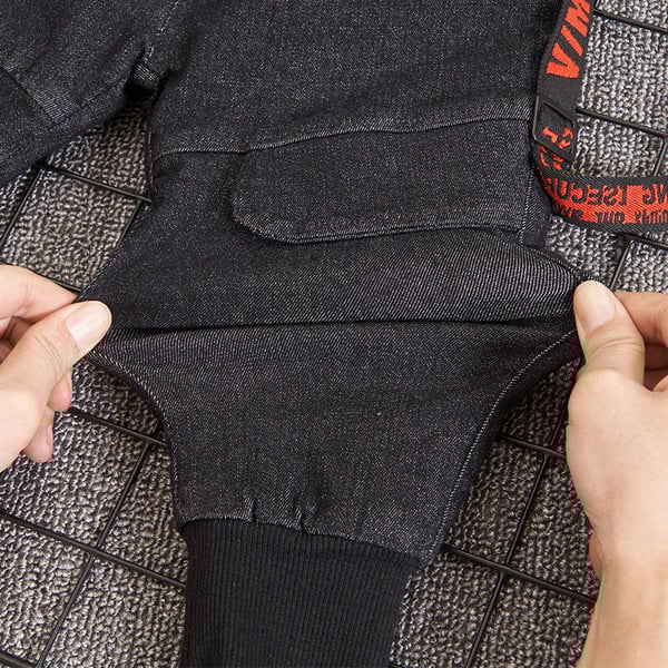 Blugi pentru copii cu bordura si buzunar