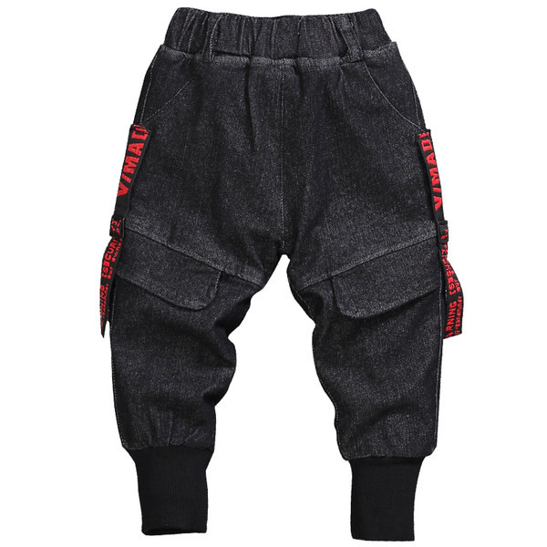 Blugi pentru copii cu bordura si buzunar