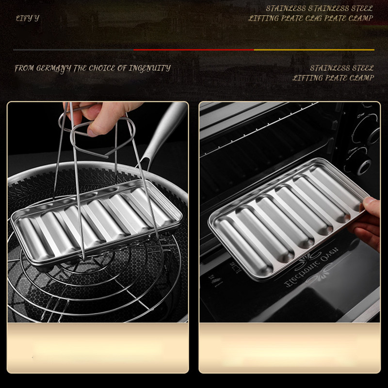 Kalup za kobasice Od nehrđajućeg čelika 304 Dječja hrenovka Pravljenje komplementarne hrane Kutija za pečenu šunku Diy Kuhinjski alati za kuhanje