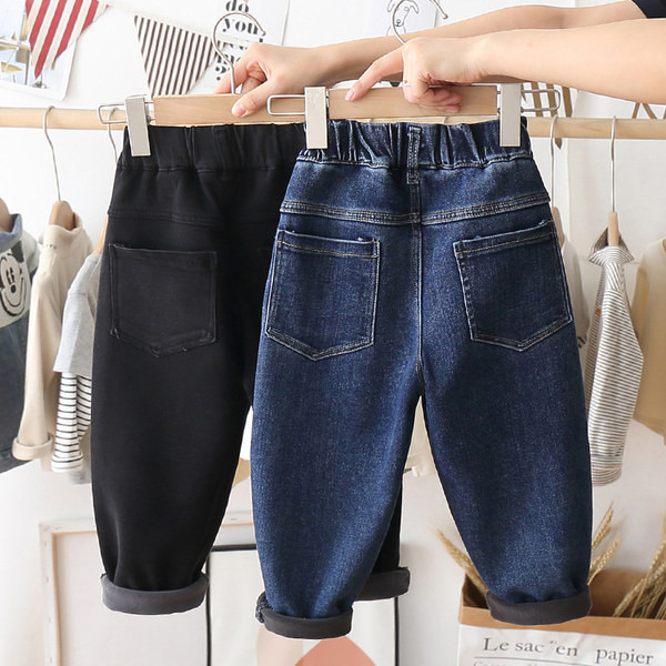 Blugi pentru copii cu captuseala in doua culori