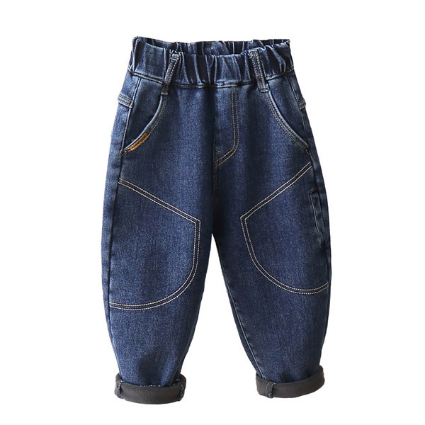 Blugi pentru copii cu captuseala in doua culori