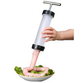 Mașină manuală rapidă de umplut cârnați manual pentru umplut cârnați de casă seringă pentru cârnați pentru umplut cârnați manual gadgeturi