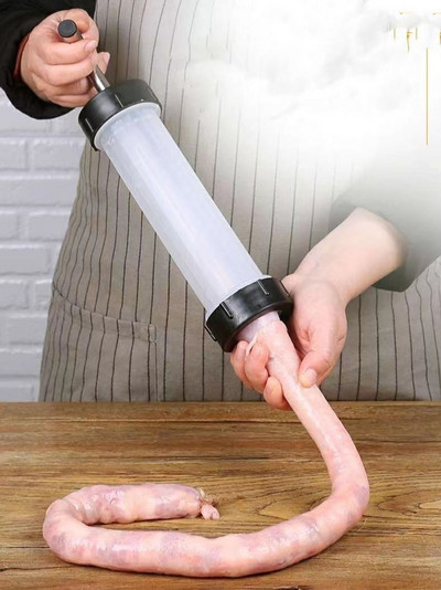 Mașină manuală rapidă de umplut cârnați manual pentru umplut cârnați de casă seringă pentru cârnați pentru umplut cârnați manual gadgeturi