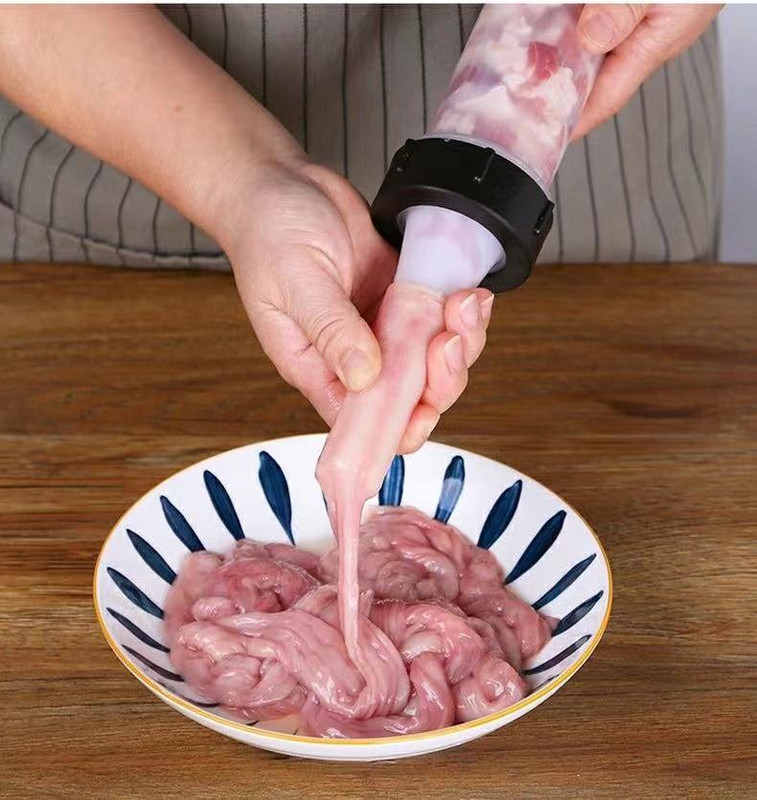 Mașină manuală rapidă de umplut cârnați manual pentru umplut cârnați de casă seringă pentru cârnați pentru umplut cârnați manual gadgeturi