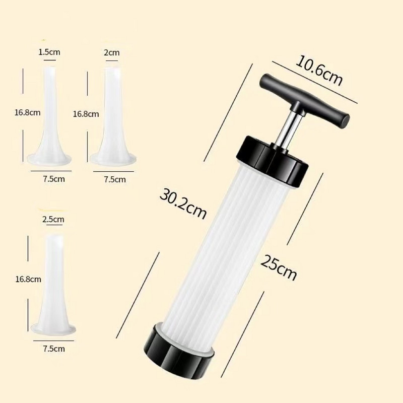 Mașină manuală rapidă de umplut cârnați manual pentru umplut cârnați de casă seringă pentru cârnați pentru umplut cârnați manual gadgeturi