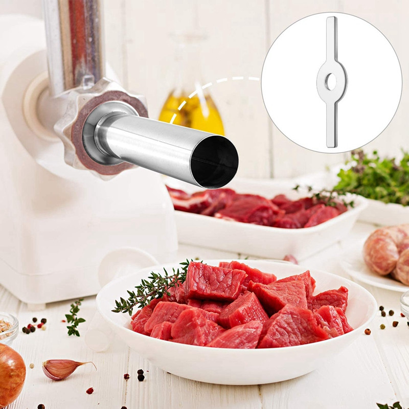 Kit de umplut pentru aparat de cârnați, tuburi de umplut cârnați Tuburi de tocat cârnați Reținere pentru cârnați pentru 5 mașini de tocat carne Mașină de tocat alimente