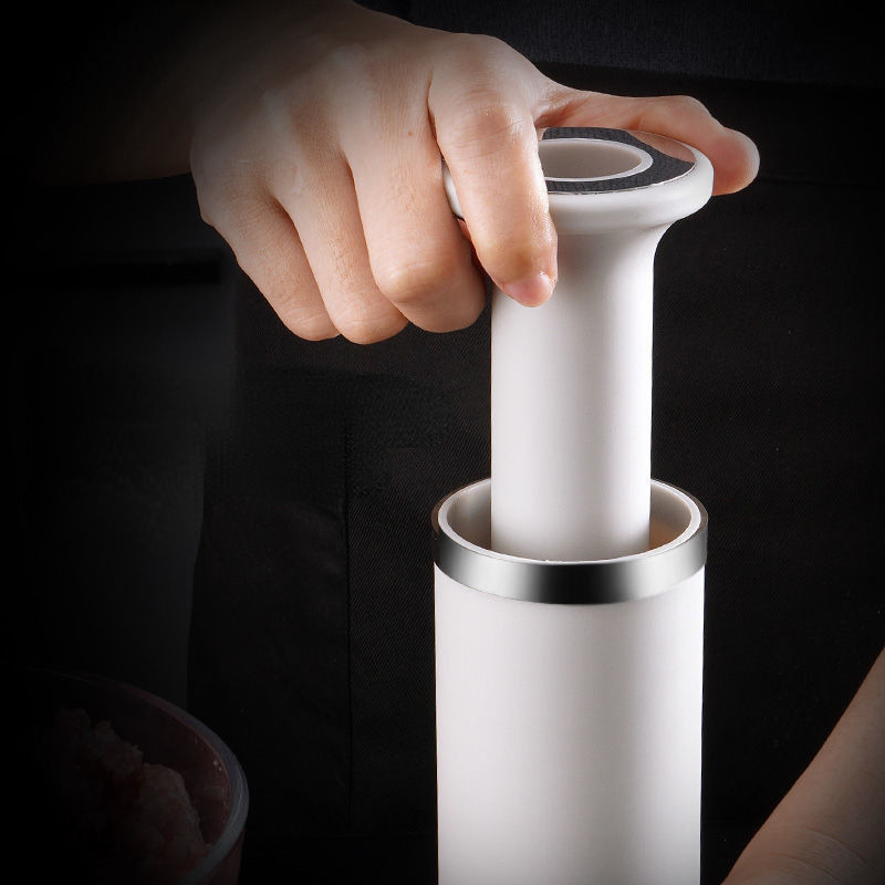 Umplutură manuală pentru cârnați din oțel inoxidabil de casă Umplutură pentru cârnați Instrument pentru cârnați de casă cu dublă utilizare Instrument de bucătărie pentru chiftele