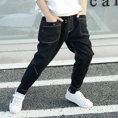 Elegantne traperice za dječake s vezicama i džepom